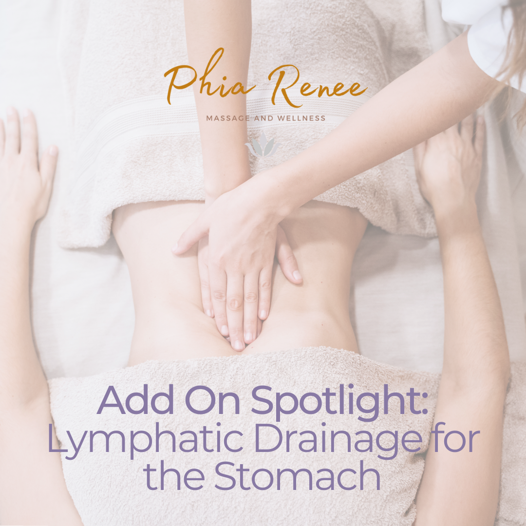 lymphatic drainage for the stomach image